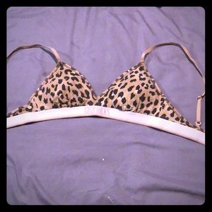 Hollister/Gilly Hicks XS cheetah print bralette